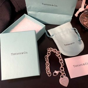 Authentic Tiffany & Co. Heart Tag Bracelet